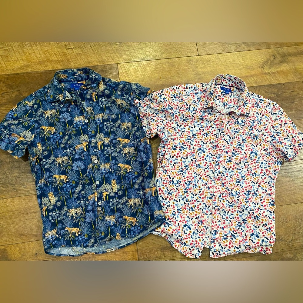 Lot of 2 Apt. 9 button down shirts